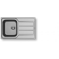 Pyramis Νεροχύτης Ένθετος Αντιστρεφόμενος Λείος Athena (79X50) 1B 1D  Pyramis Νεροχύτης Ένθετος Αντιστρεφόμενος Λείος Athena (79X50) 1B 1D